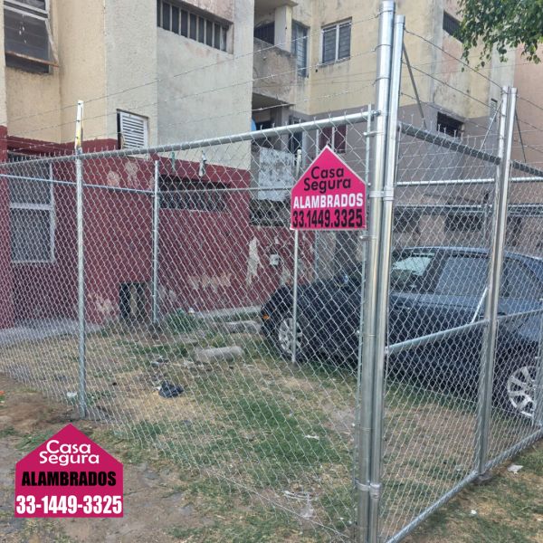 Cerca electrificada en Colonia Americana