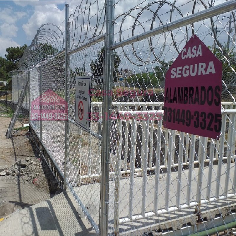 Alambrados y Malla Ciclónica con Espiral de Navajas en Altagracia  