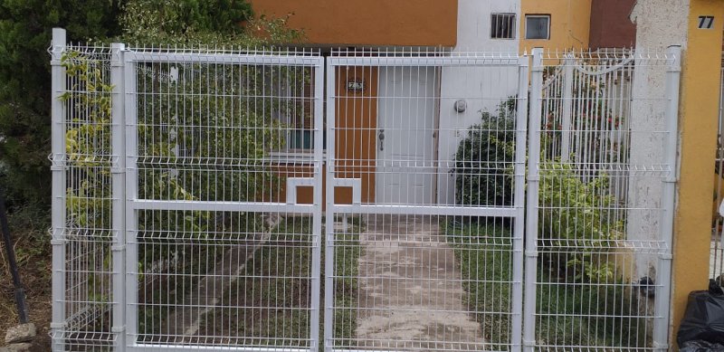Reja Tipo Europea Portón de Reja Europea Blanca en Colonia Buena Vista