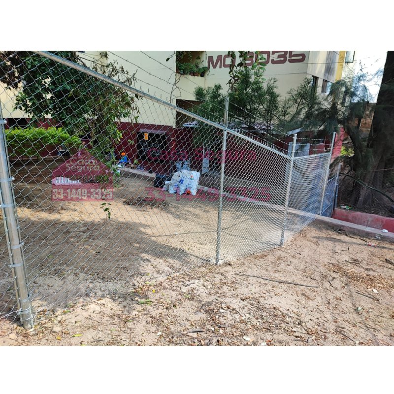 Alambrados de Malla Ciclónica en Col Ajijic Chapala